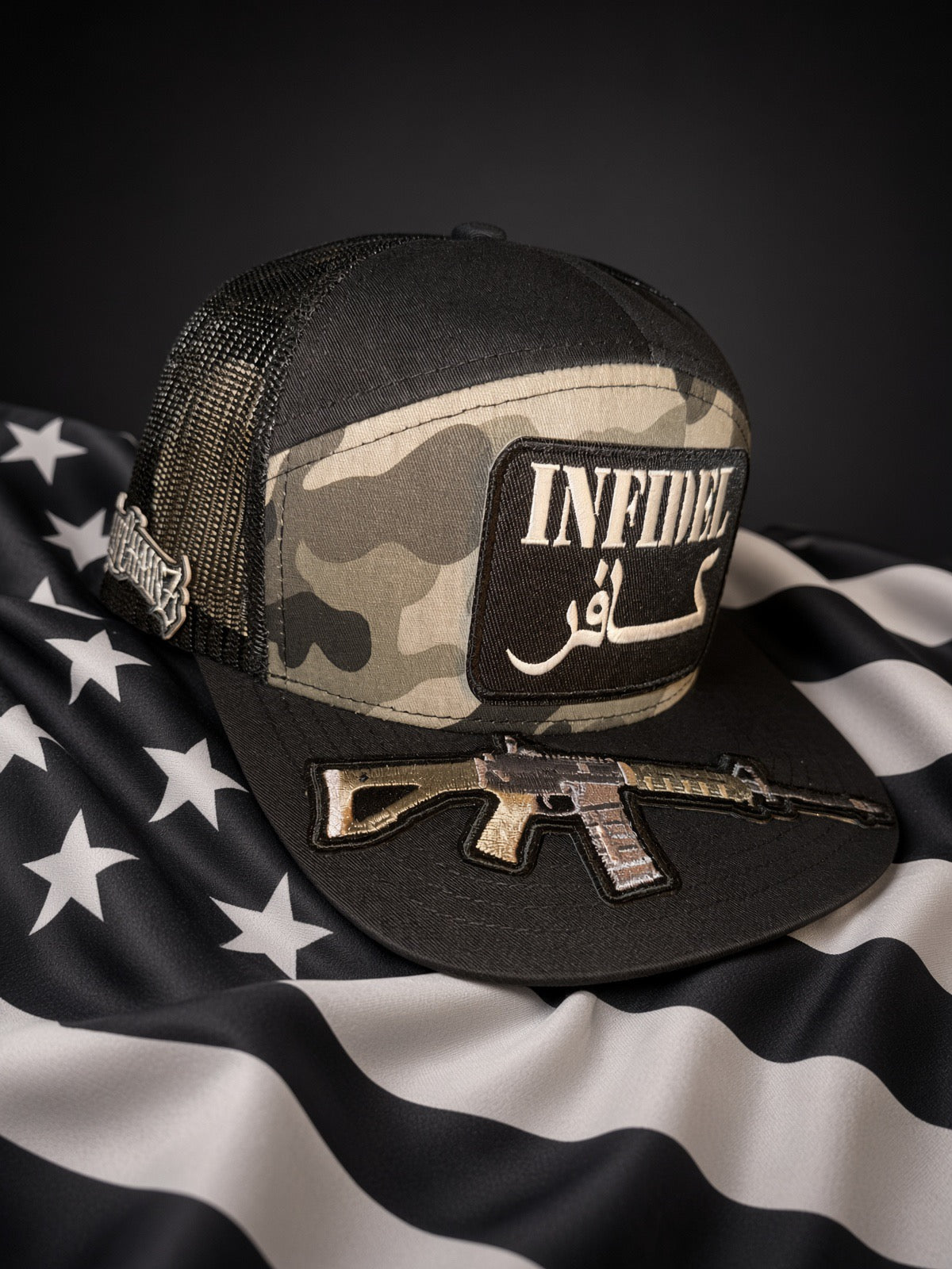 THE DOOMSDAY INFIDEL — 7-PANEL MESH SNAPBACK