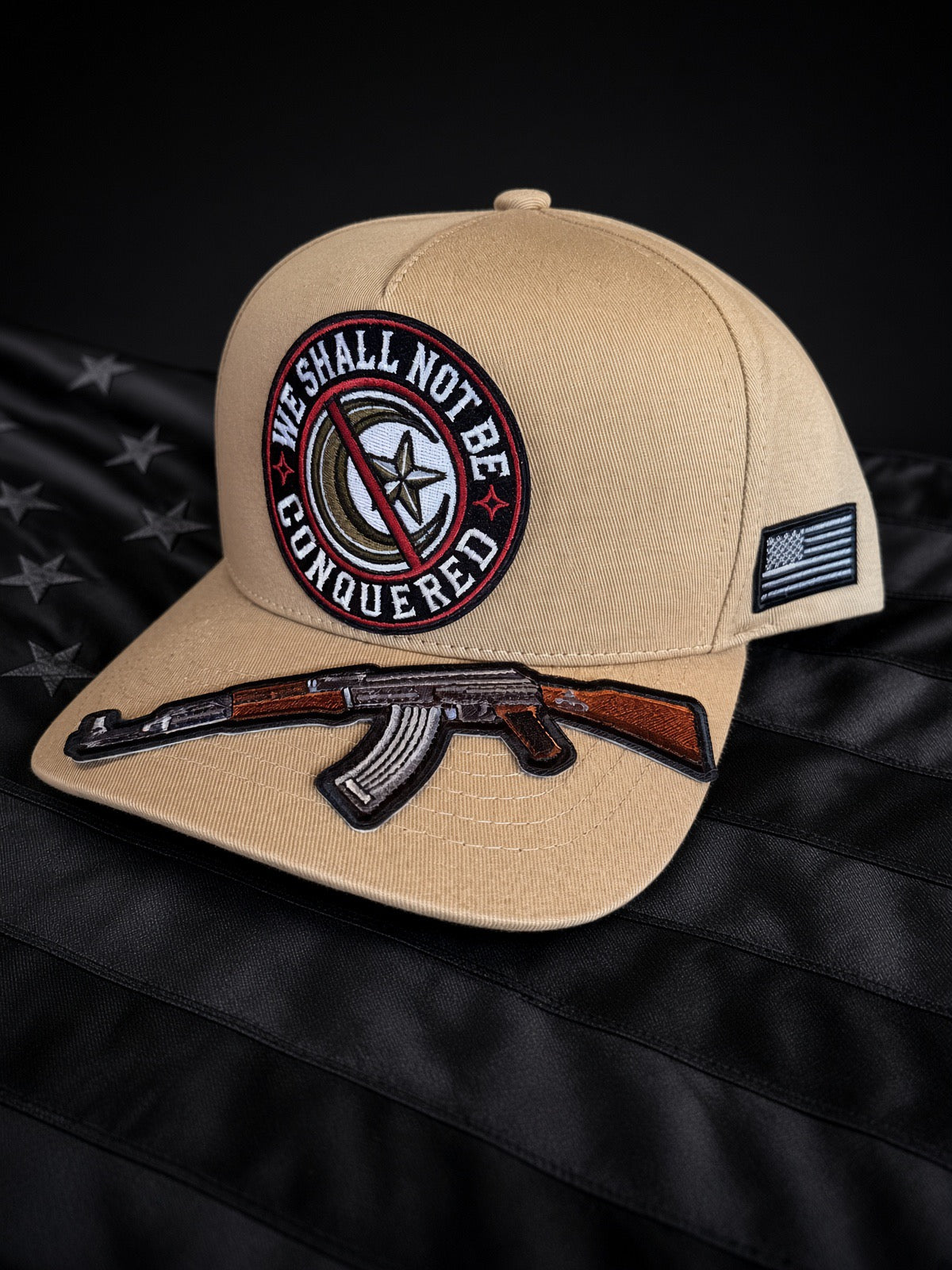 WE SHALL NOT BE CONQUERED sand storm-5 panel
