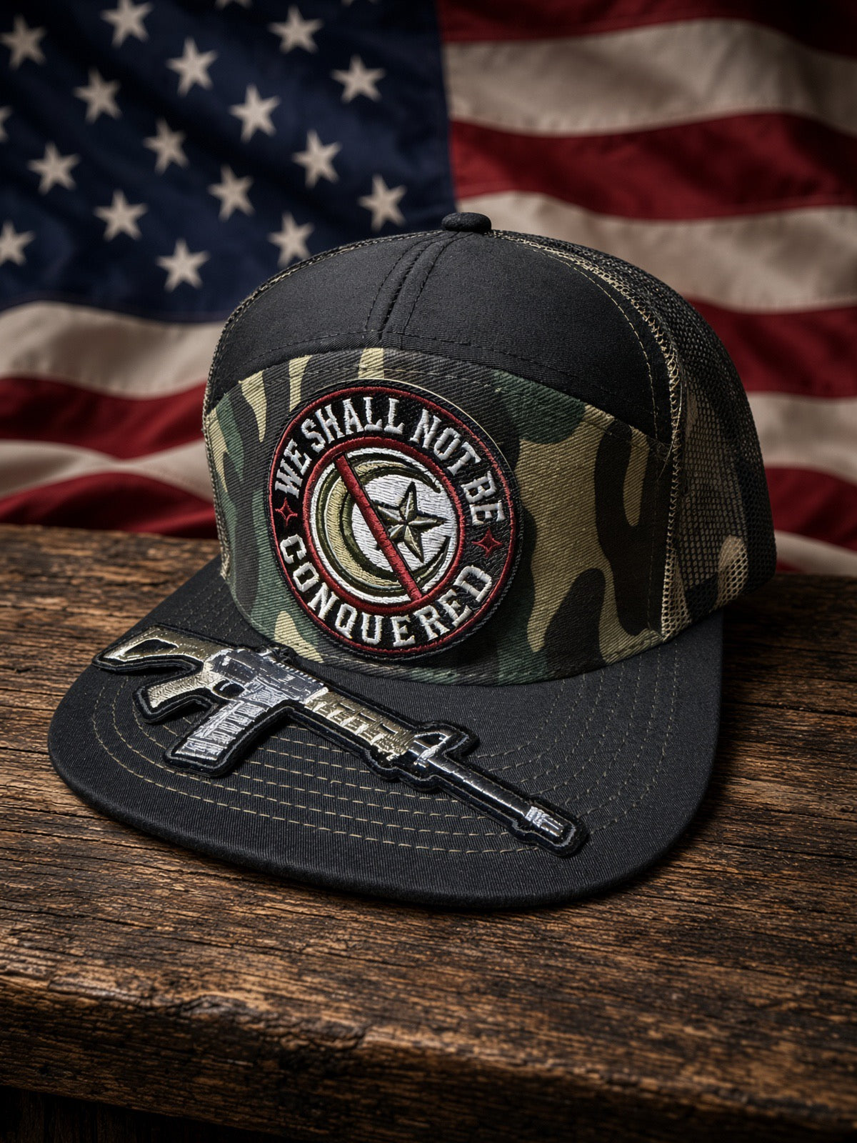 THE JUNGLE WARFARE - green jungle camo - 7 Panel