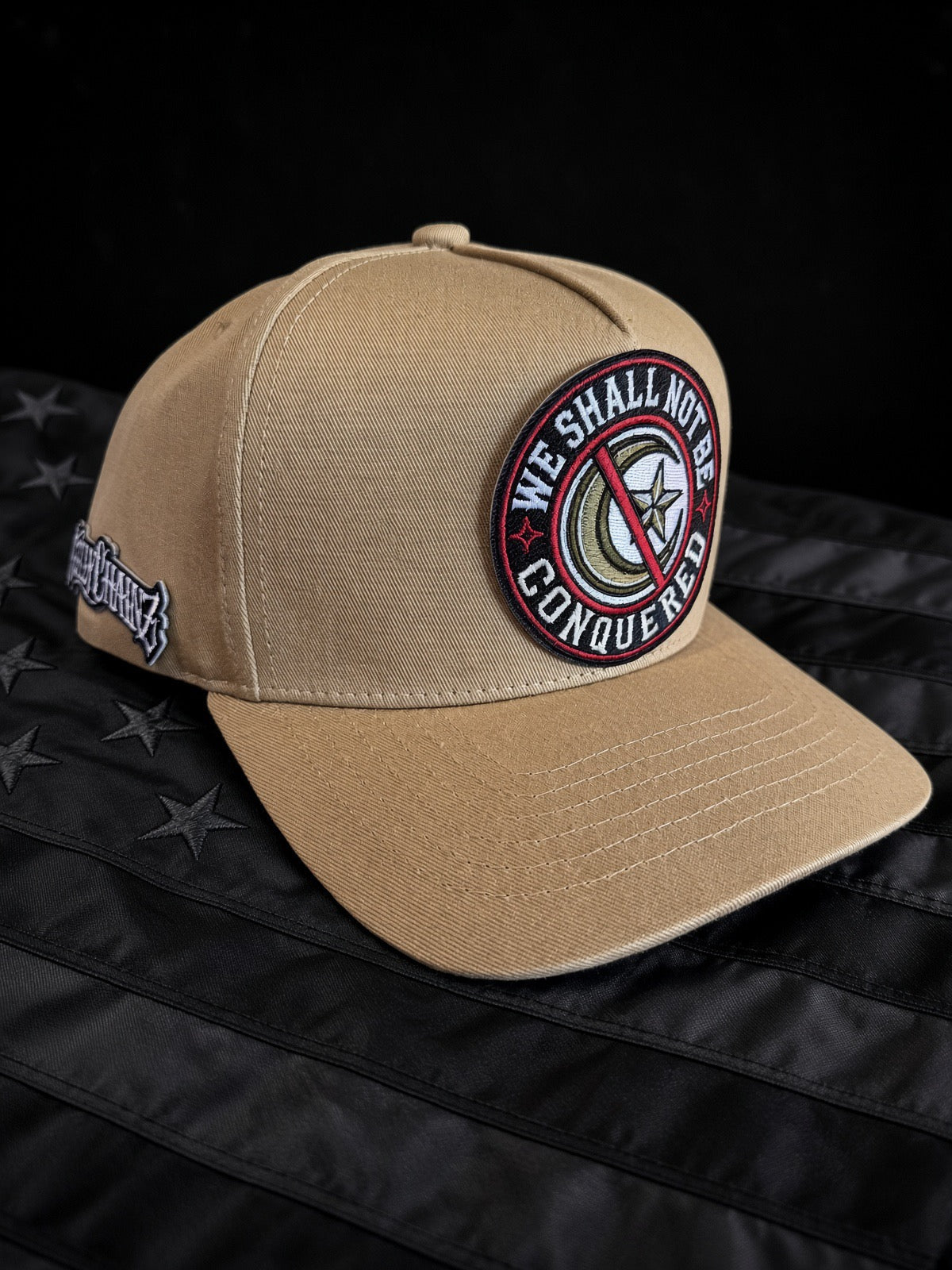 WE SHALL NOT BE CONQUERED sand storm-5 panel