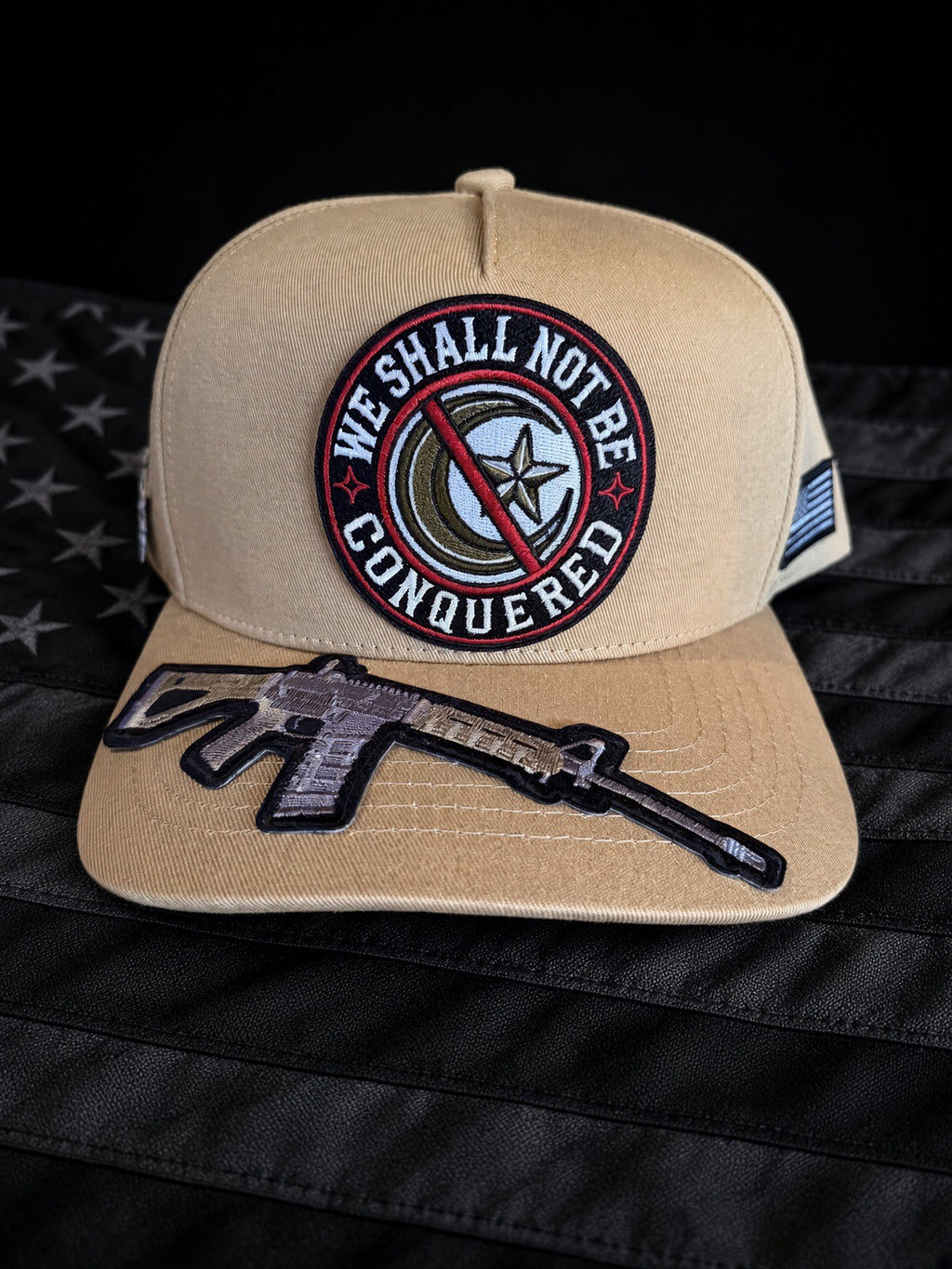 WE SHALL NOT BE CONQUERED sand storm-5 panel