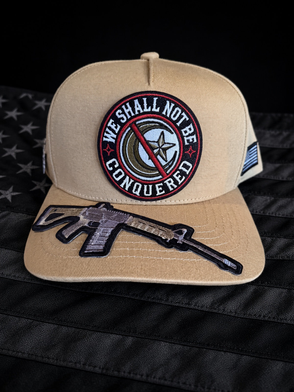 WE SHALL NOT BE CONQUERED sand storm-5 panel