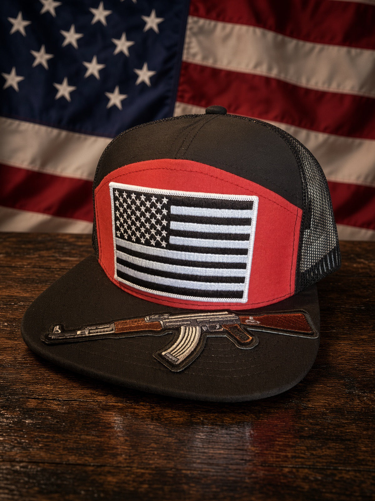 The Red Republic - 7 panel hat