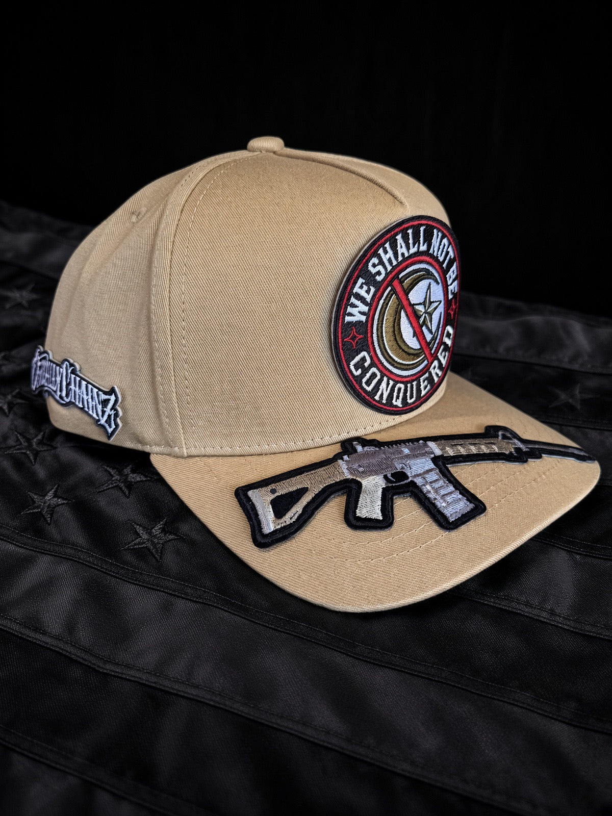 WE SHALL NOT BE CONQUERED sand storm-5 panel