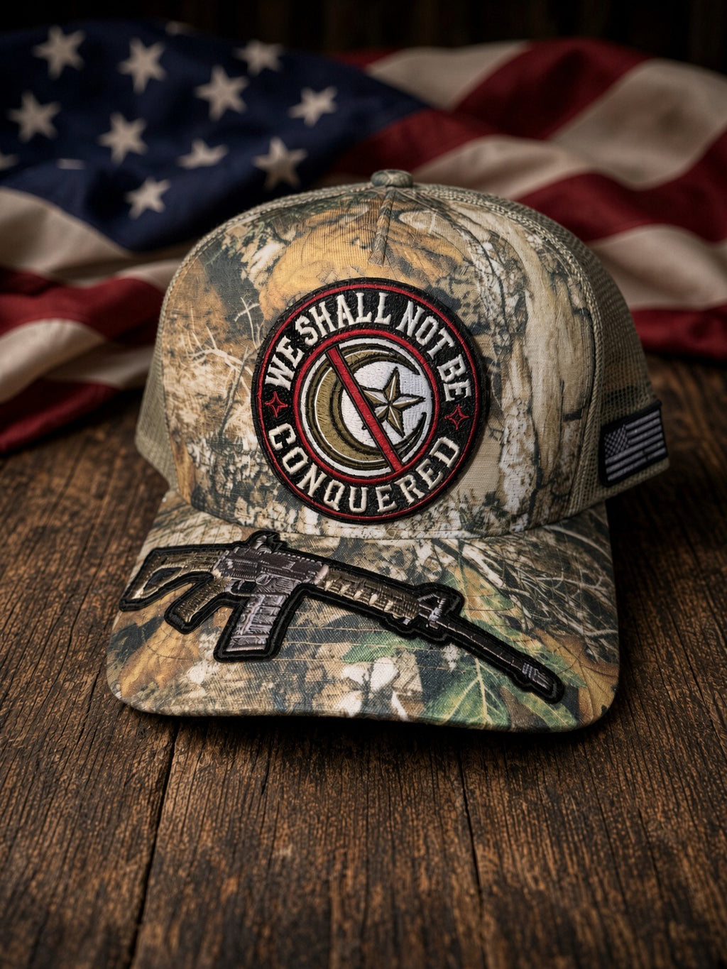 The back strap (solid and mesh) 5 panel