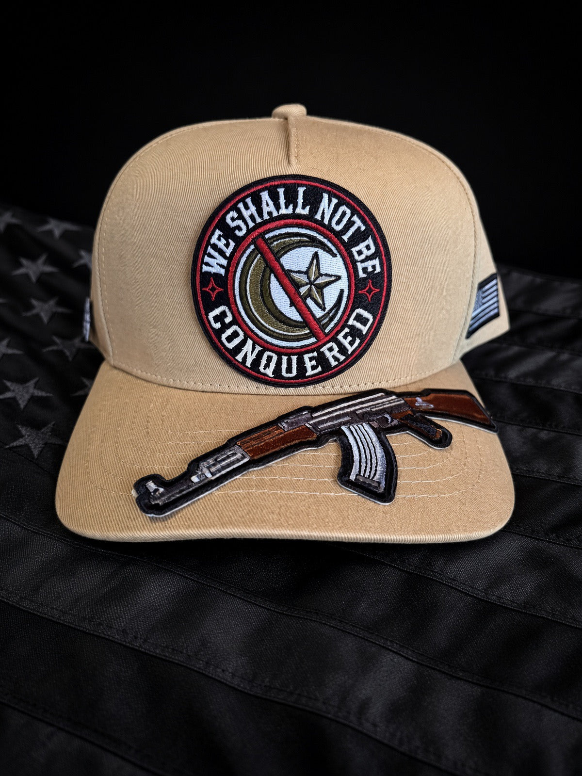 WE SHALL NOT BE CONQUERED sand storm-5 panel