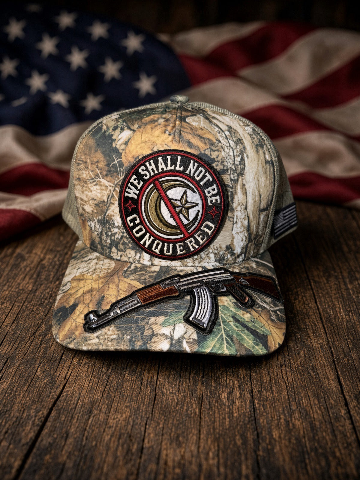 The back strap (solid and mesh) 5 panel