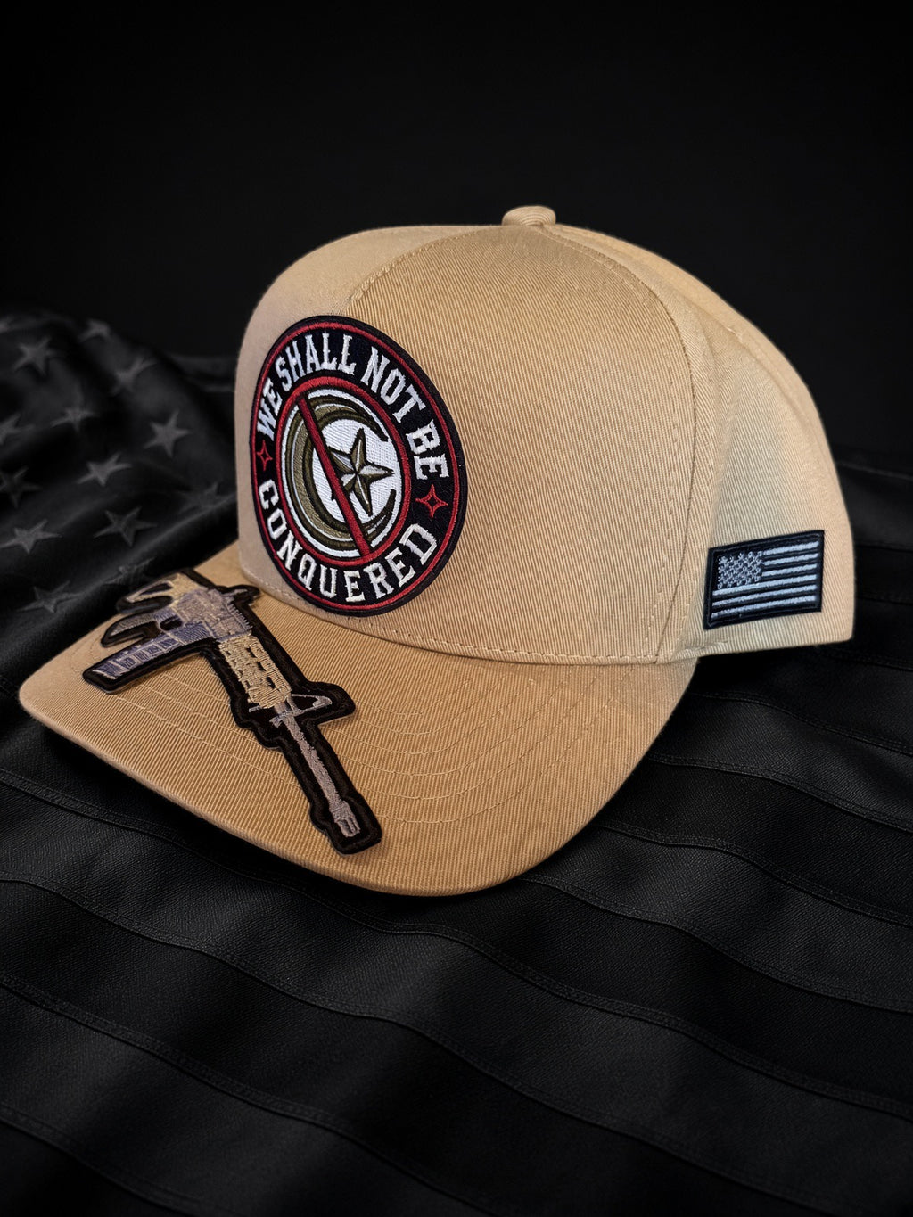 WE SHALL NOT BE CONQUERED sand storm-5 panel