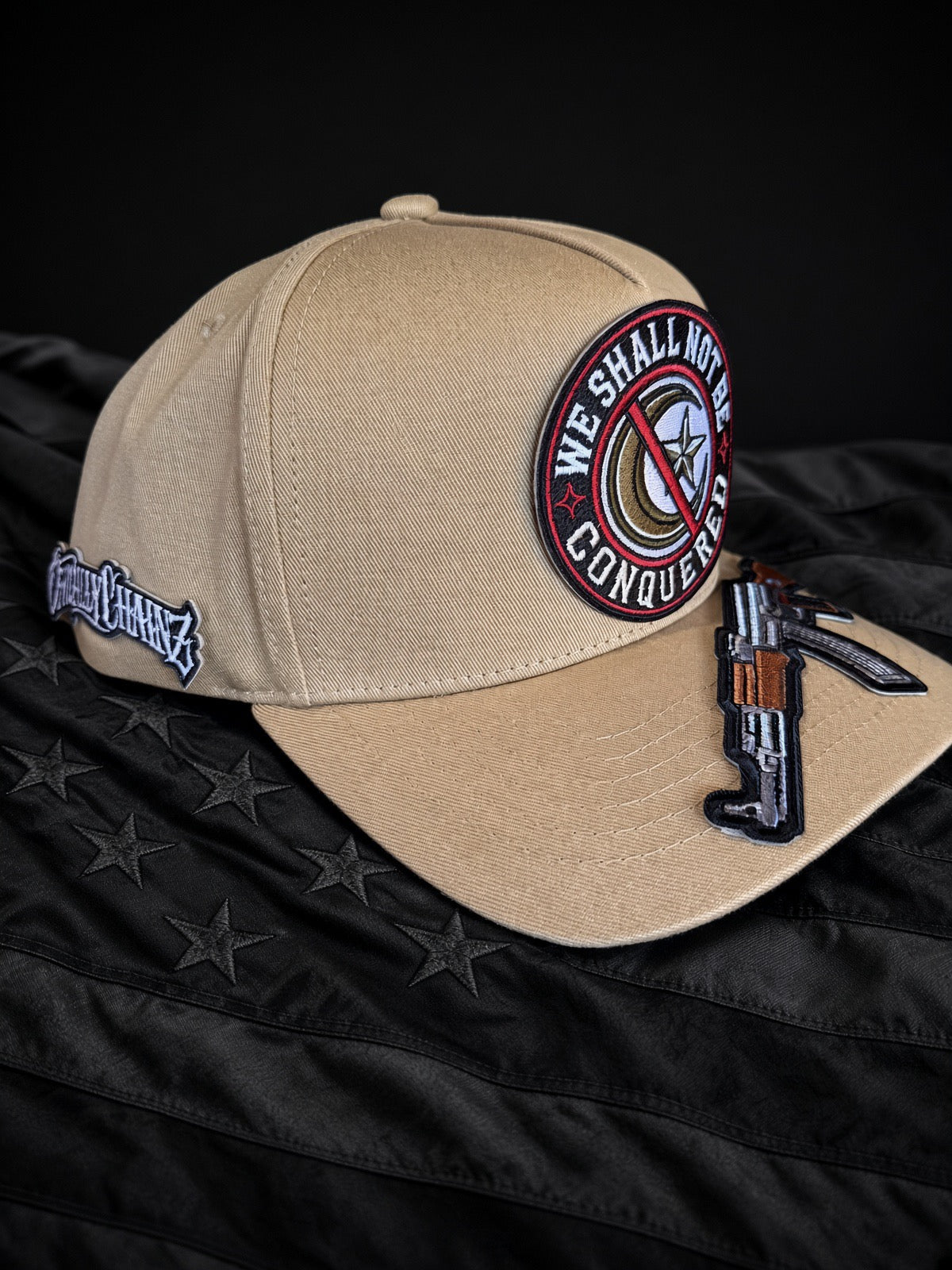 WE SHALL NOT BE CONQUERED sand storm-5 panel
