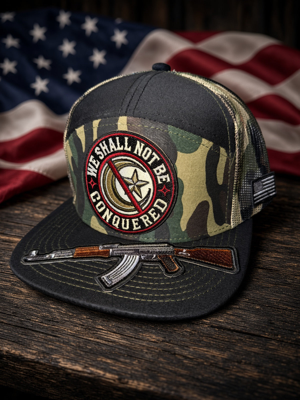 THE JUNGLE WARFARE - green jungle camo - 7 Panel