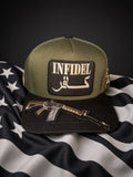 THE LITTLE SOLDIER — OLIVE & BLACK 5-PANEL SNAPBACK