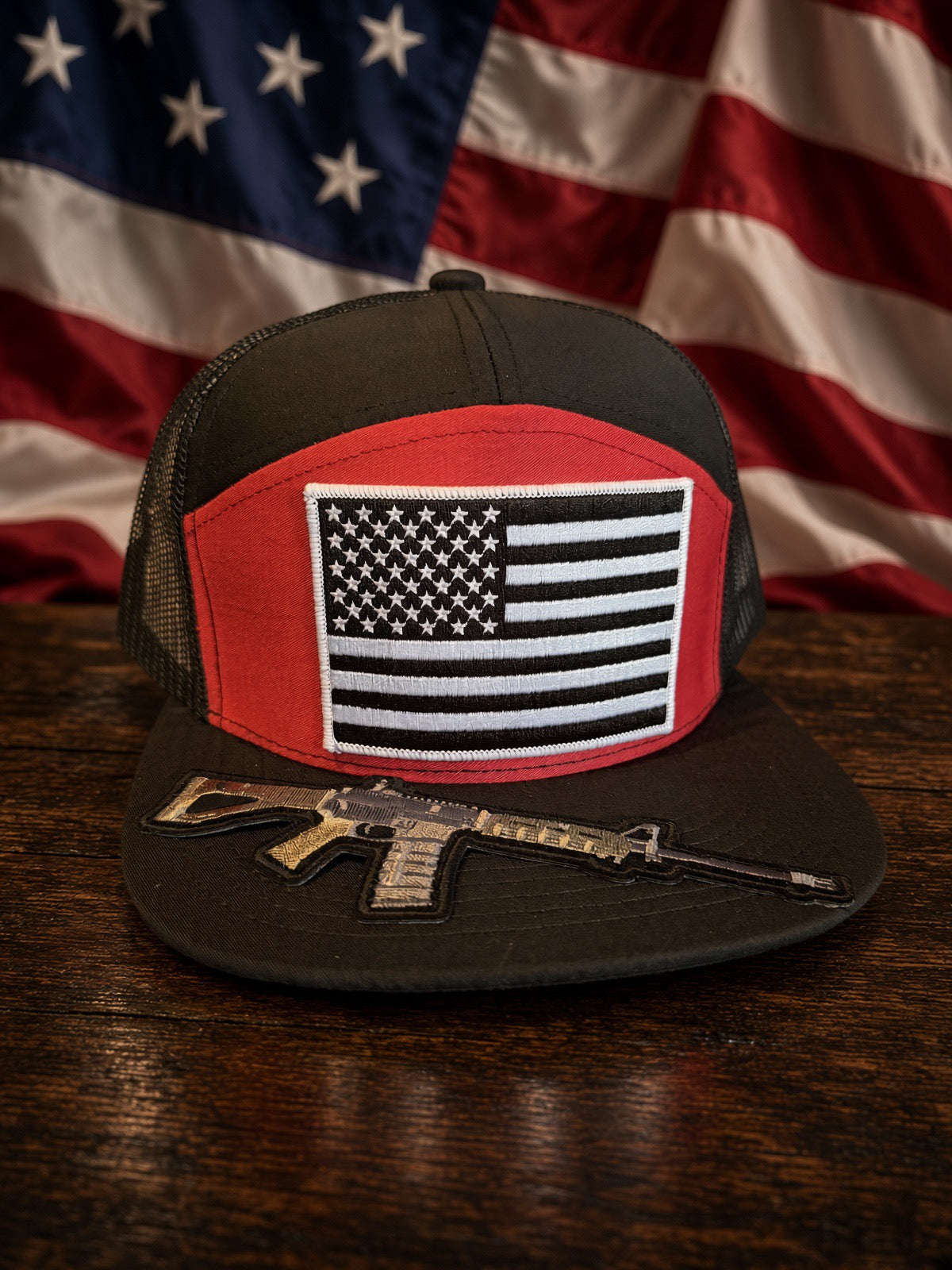 The Red Republic - 7 panel hat
