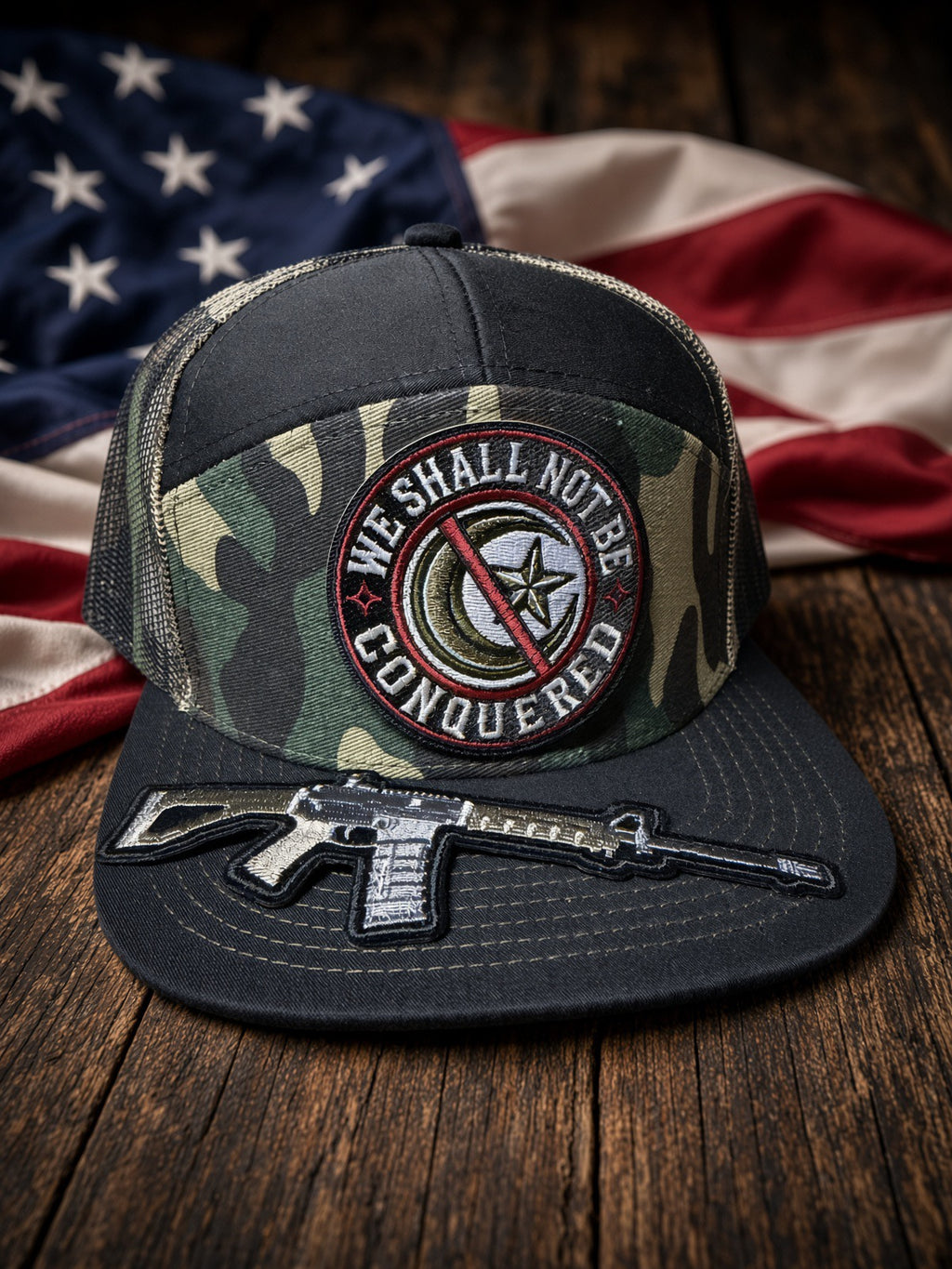 THE JUNGLE WARFARE - green jungle camo - 7 Panel