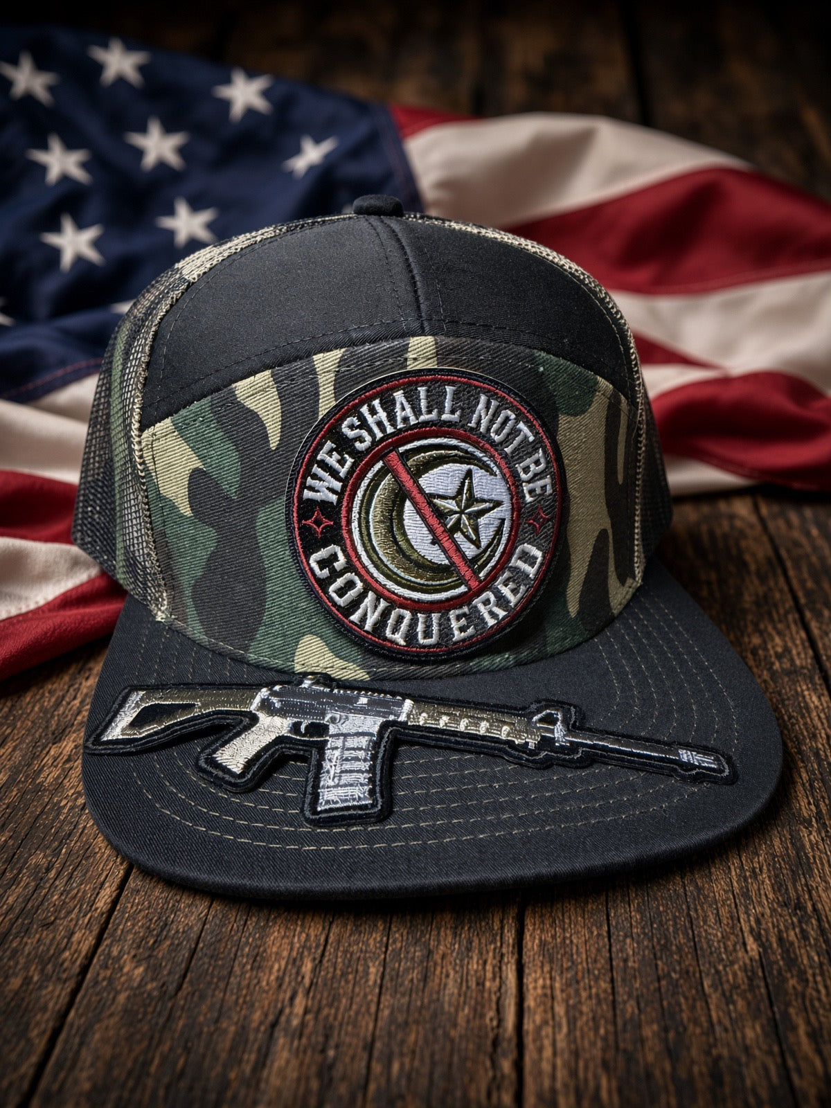 THE JUNGLE WARFARE - green jungle camo - 7 Panel