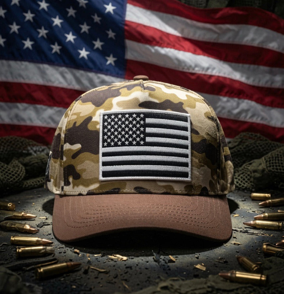 The Desert Daddy — Desert Camo 5-Panel Snapback