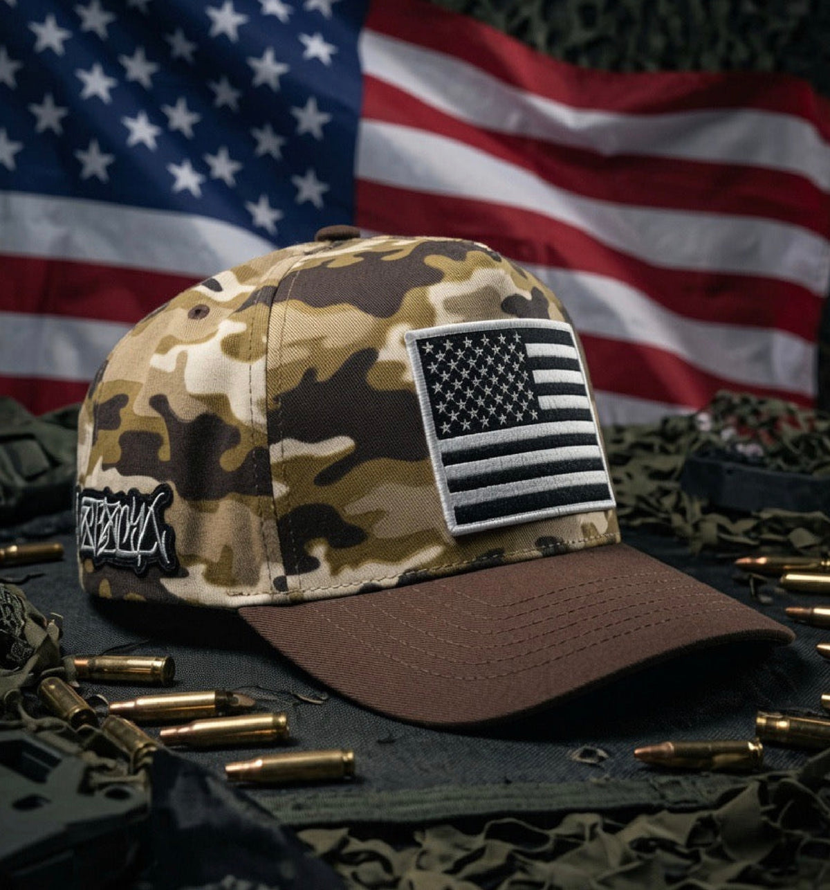 The Desert Daddy — Desert Camo 5-Panel Snapback