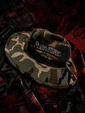 Fuck, stick, bucket, hat, jungle camo