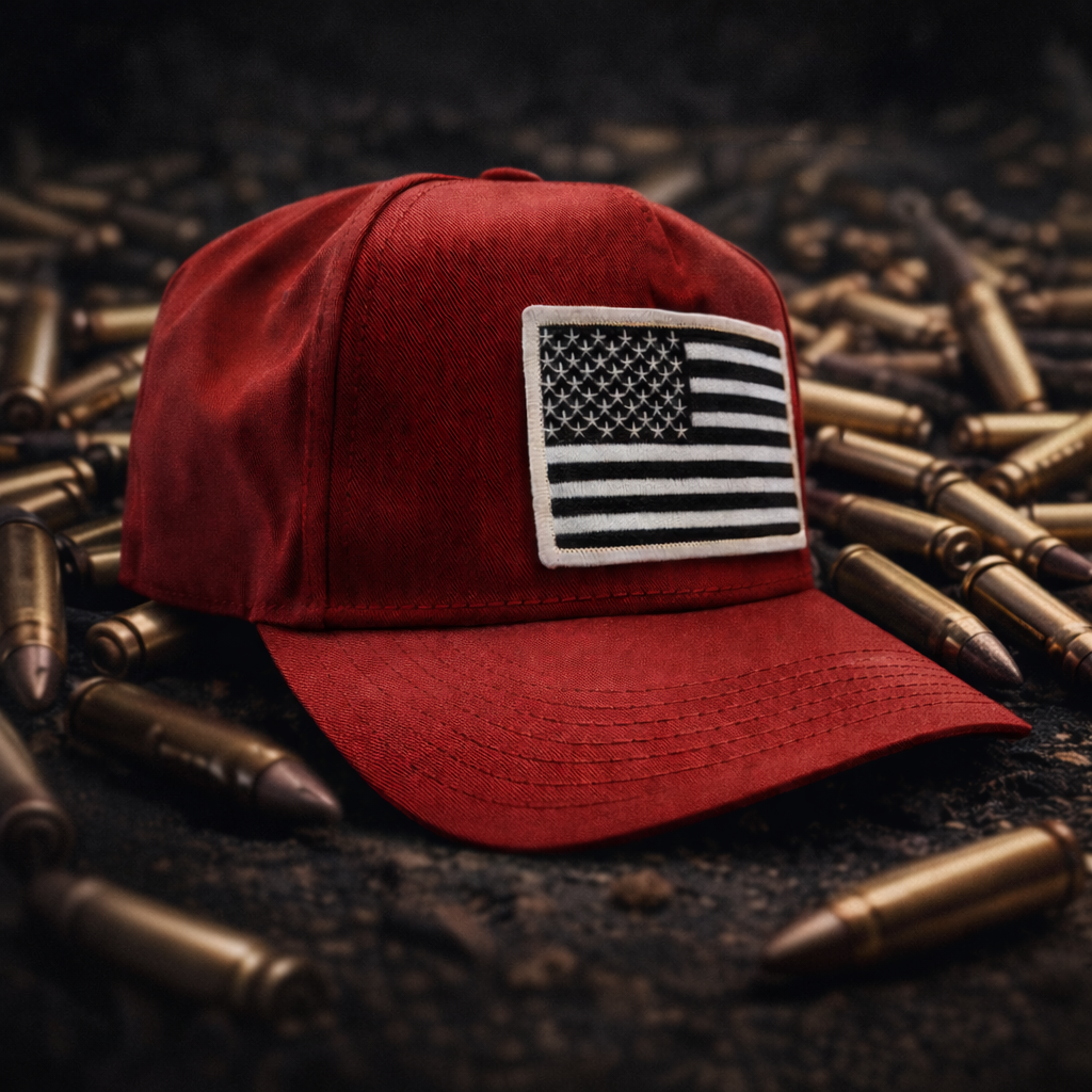 Burgundy we the people hat
