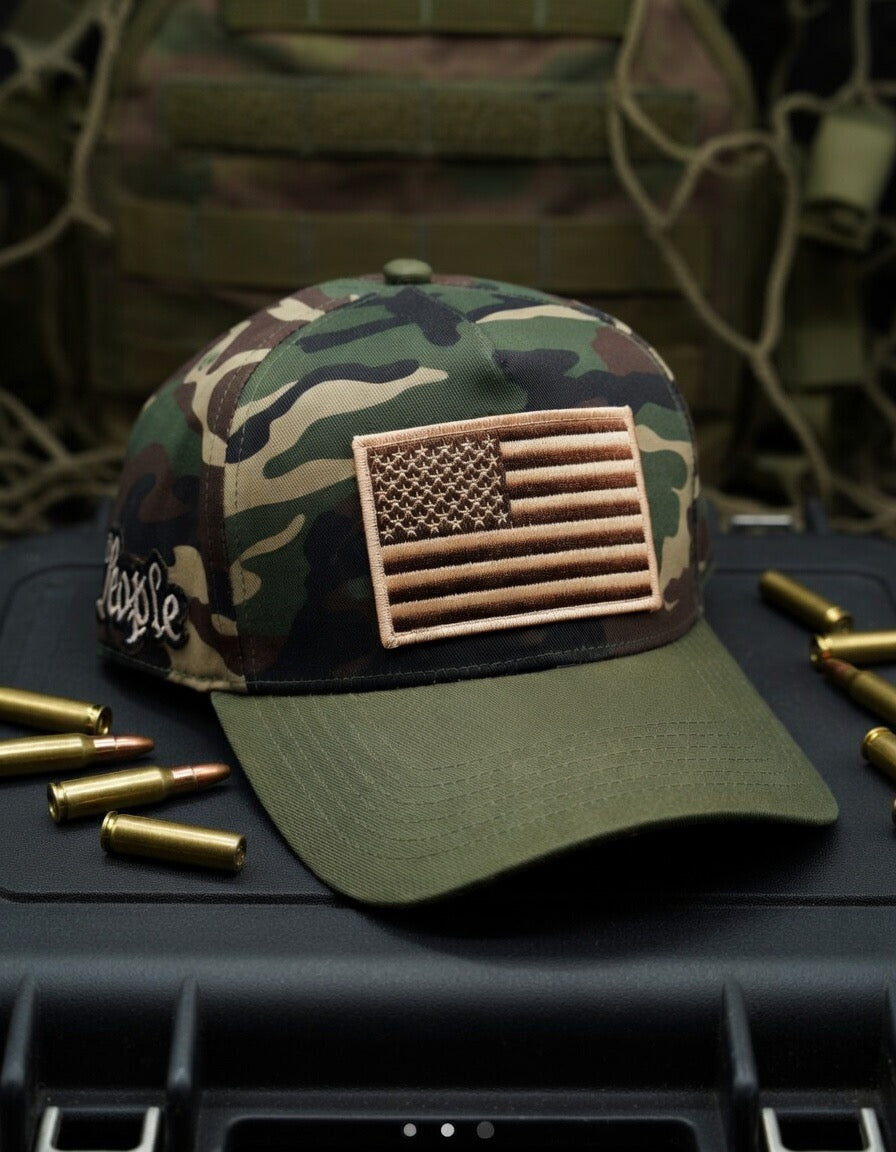 Camo and gold we  the people