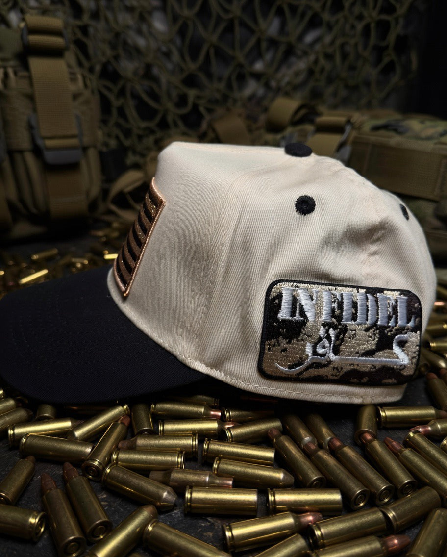 White gold infidel with the people hat