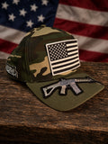 The Fuckstick Woodland — Camo 5-Panel Snapback