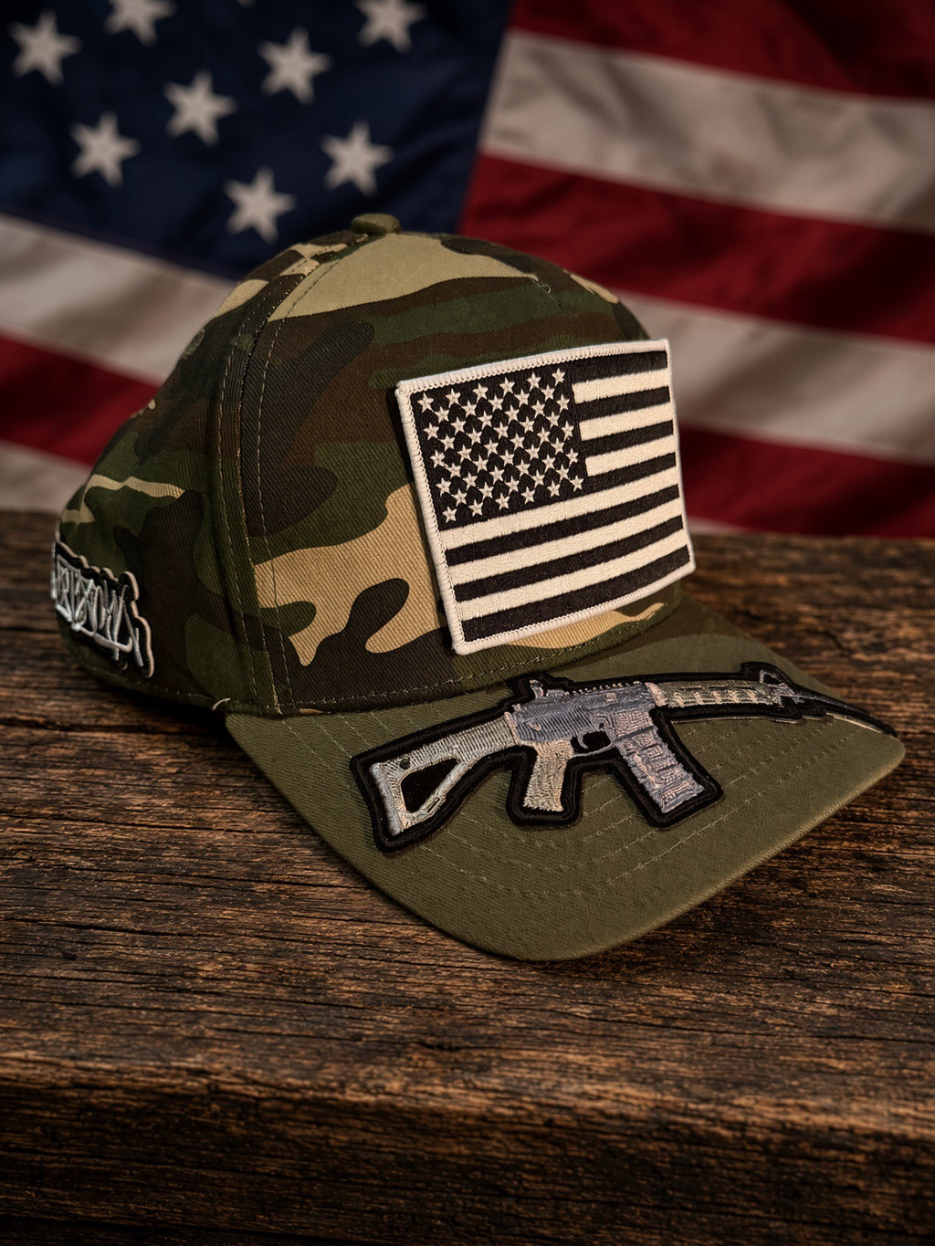 The Fuckstick Woodland — Camo 5-Panel Snapback