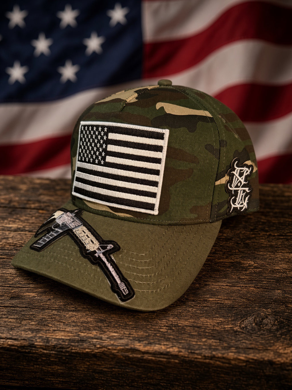 The Fuckstick Woodland — Camo 5-Panel Snapback