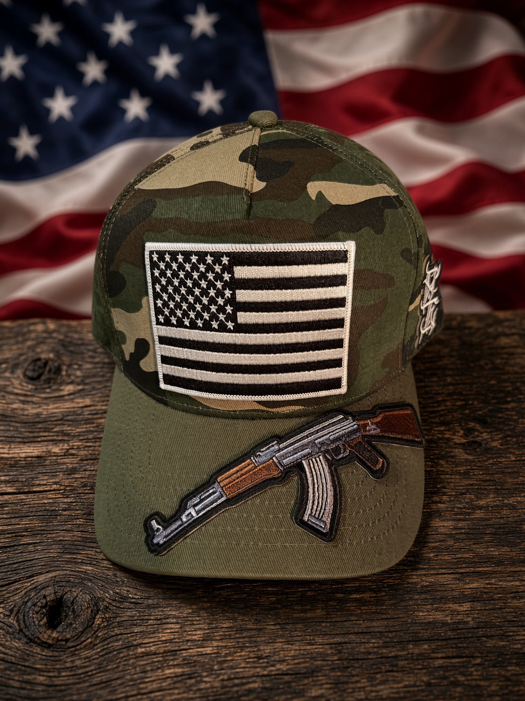 The Fuckstick Woodland — Camo 5-Panel Snapback