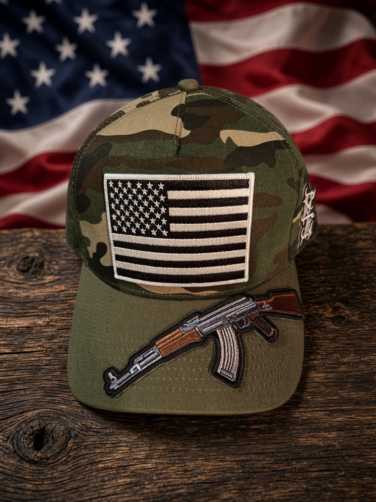 The Fuckstick Woodland — Camo 5-Panel Snapback