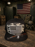 The Digital American — 7 panel Flat Bill Trucker Hat