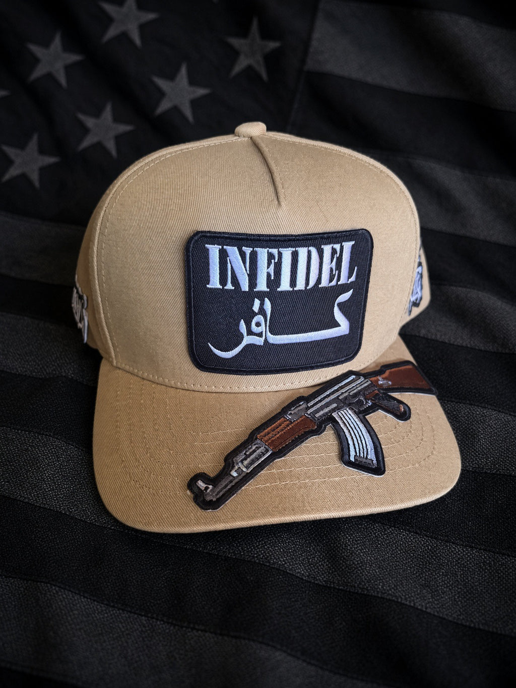 THE COYOTE — FULLY LOADED COYOTE BROWN 5-PANEL SNAPBACK