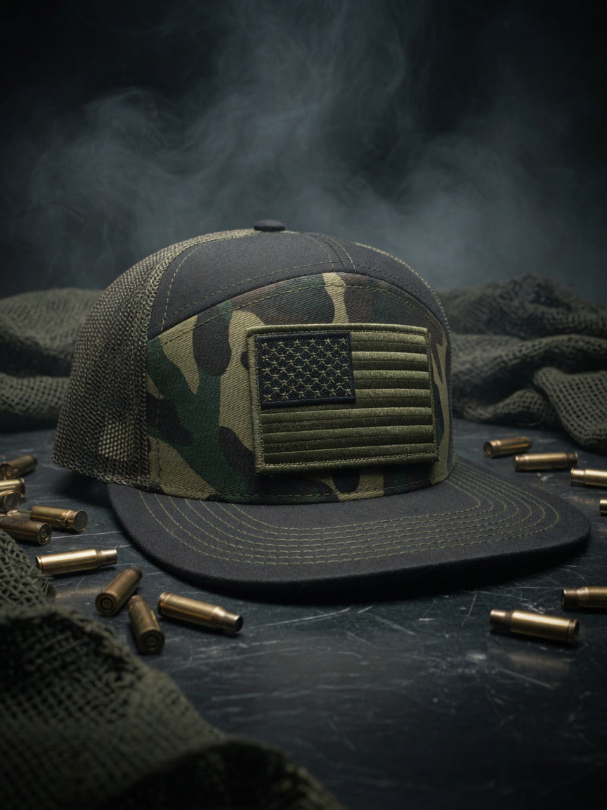 Green camo 7panel