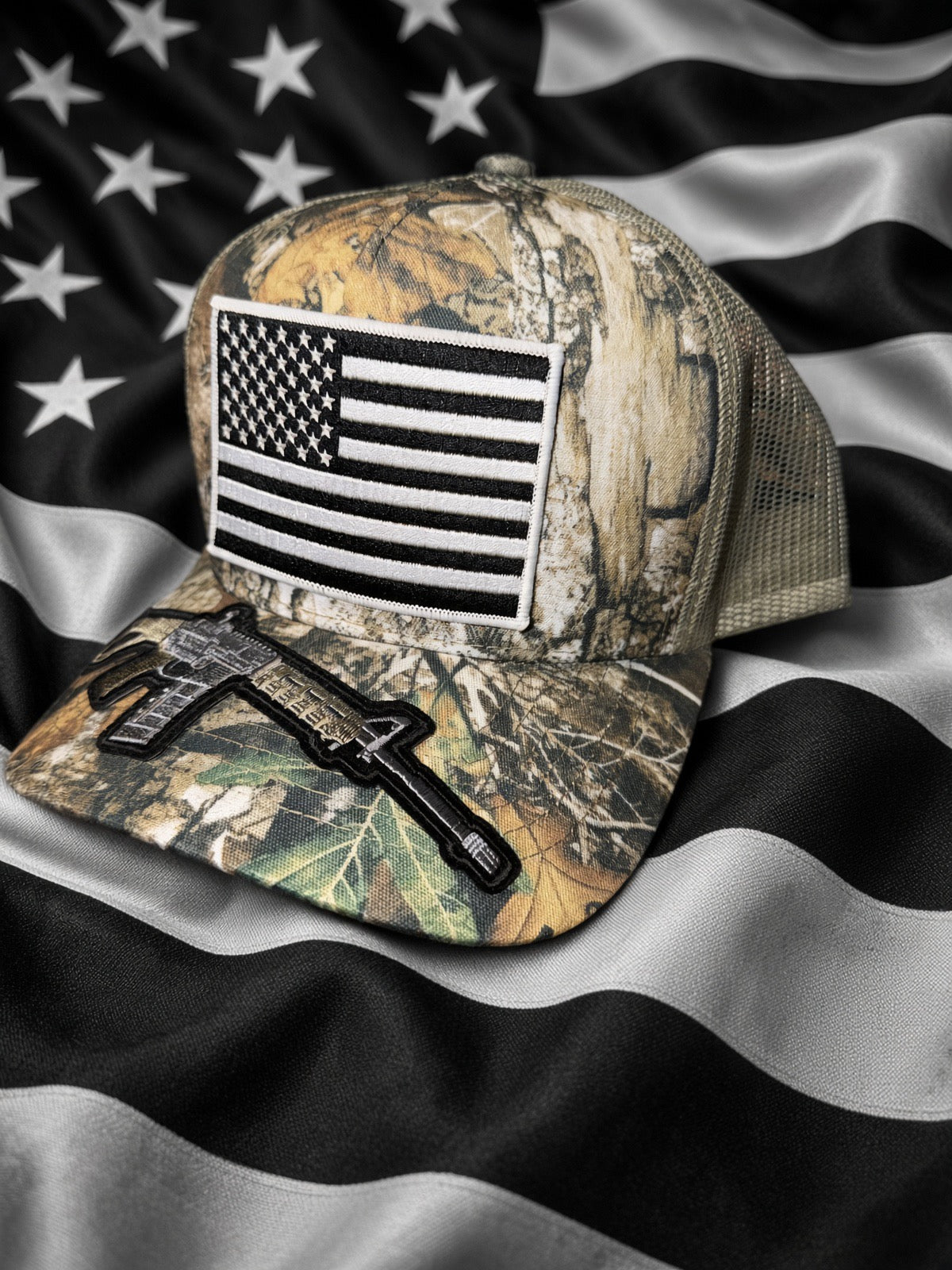 THE FULLY LOADED WOODSMAN — 5 PANEL mesh back