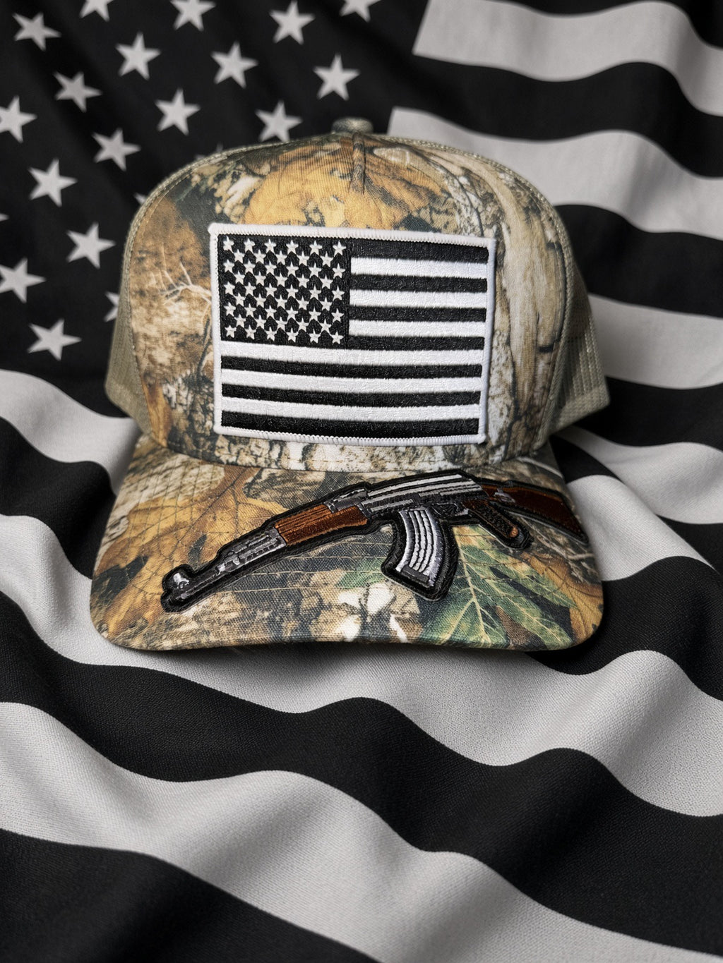THE FULLY LOADED WOODSMAN — 5 PANEL mesh back