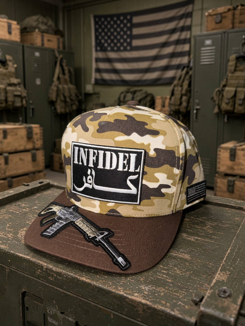 THE WAR DADDY — FULLY LOADED 5-PANEL CURVED BILL SNAPBACK