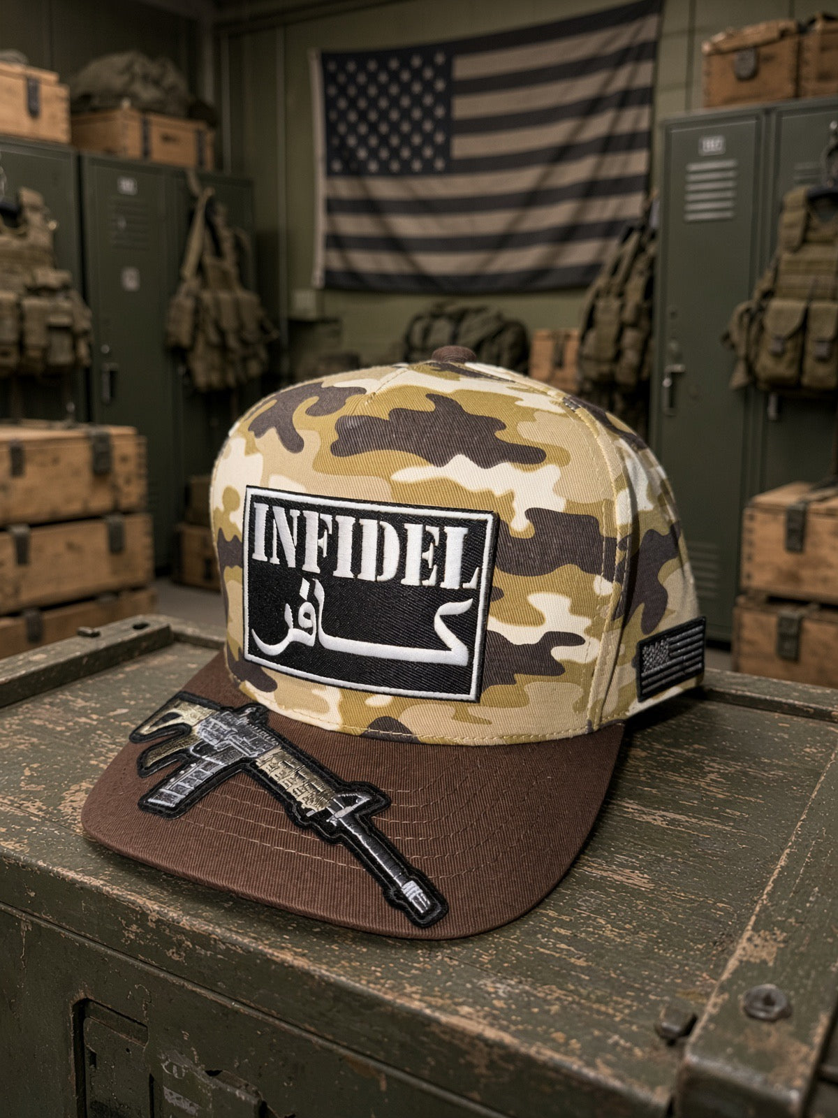 THE WAR DADDY — FULLY LOADED 5-PANEL CURVED BILL SNAPBACK