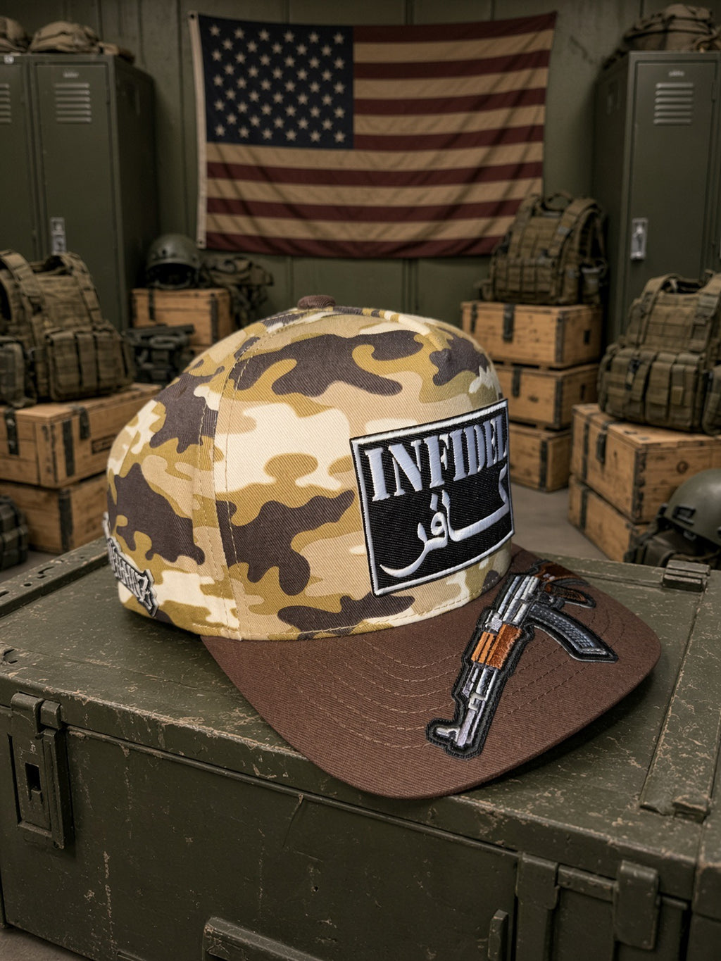 THE WAR DADDY — FULLY LOADED 5-PANEL CURVED BILL SNAPBACK