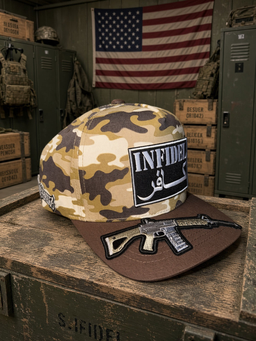 THE WAR DADDY — FULLY LOADED 5-PANEL CURVED BILL SNAPBACK