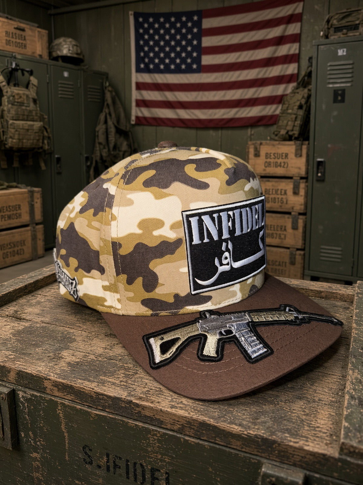 THE WAR DADDY — FULLY LOADED 5-PANEL CURVED BILL SNAPBACK