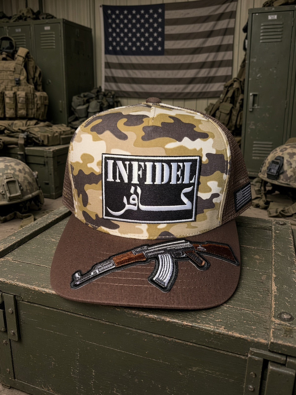 THE WAR DADDY — FULLY LOADED 5-PANEL CURVED BILL SNAPBACK