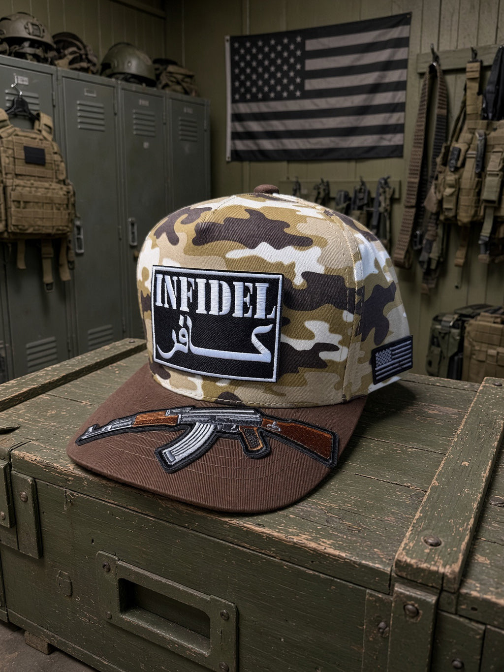 THE WAR DADDY — FULLY LOADED 5-PANEL CURVED BILL SNAPBACK
