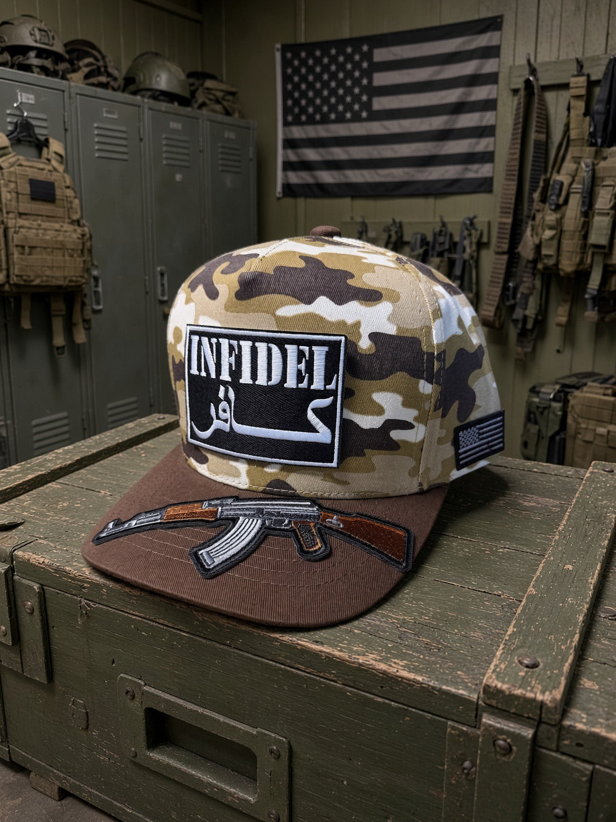 THE WAR DADDY — FULLY LOADED 5-PANEL CURVED BILL SNAPBACK