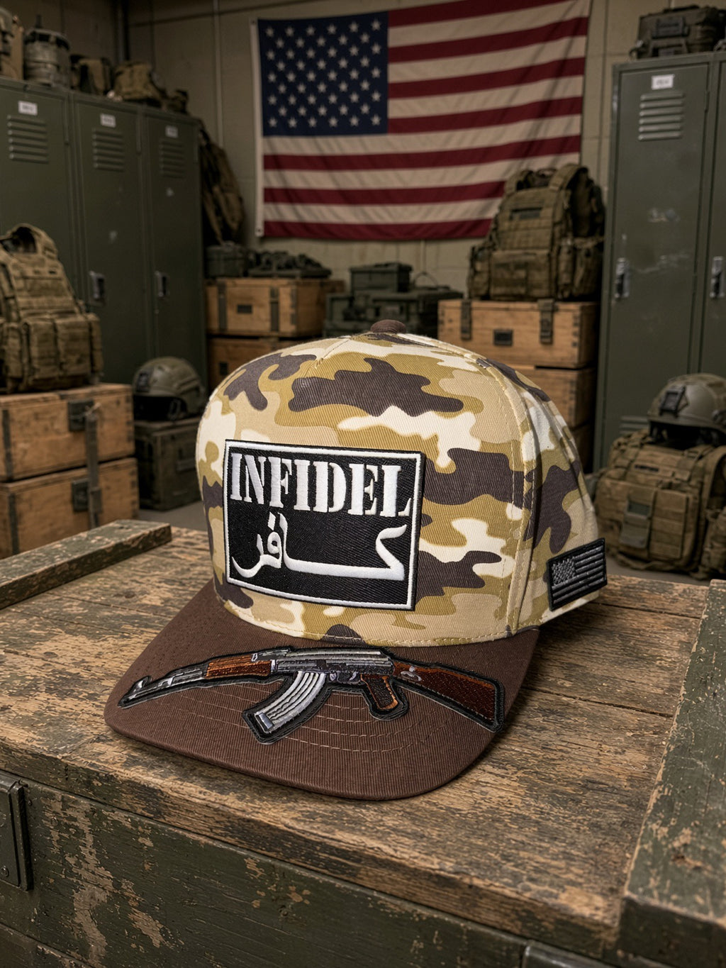 THE WAR DADDY — FULLY LOADED 5-PANEL CURVED BILL SNAPBACK
