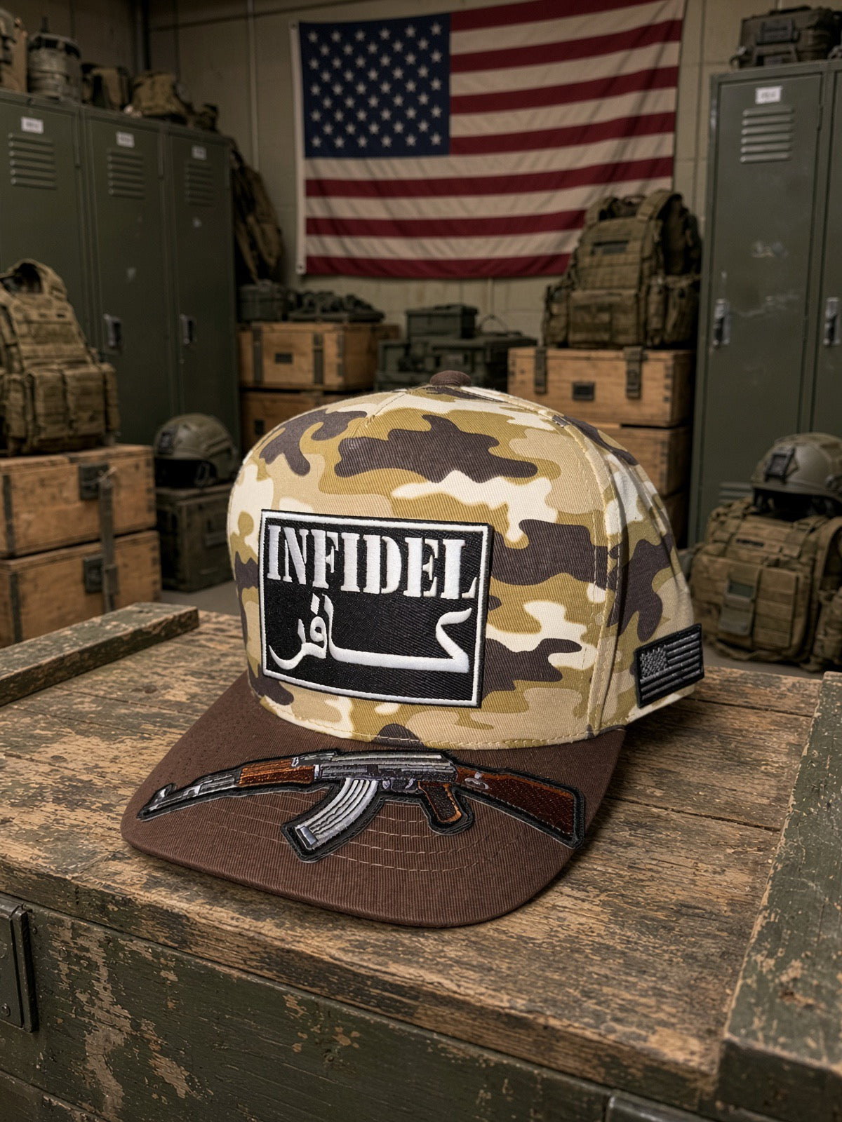 THE WAR DADDY — FULLY LOADED 5-PANEL CURVED BILL SNAPBACK