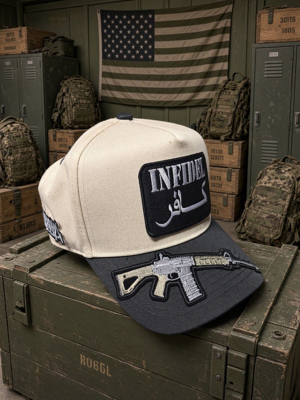 THE FULLY LOADED WHITE BOY — PREMIUM 5-PANEL SNAPBACK HAT