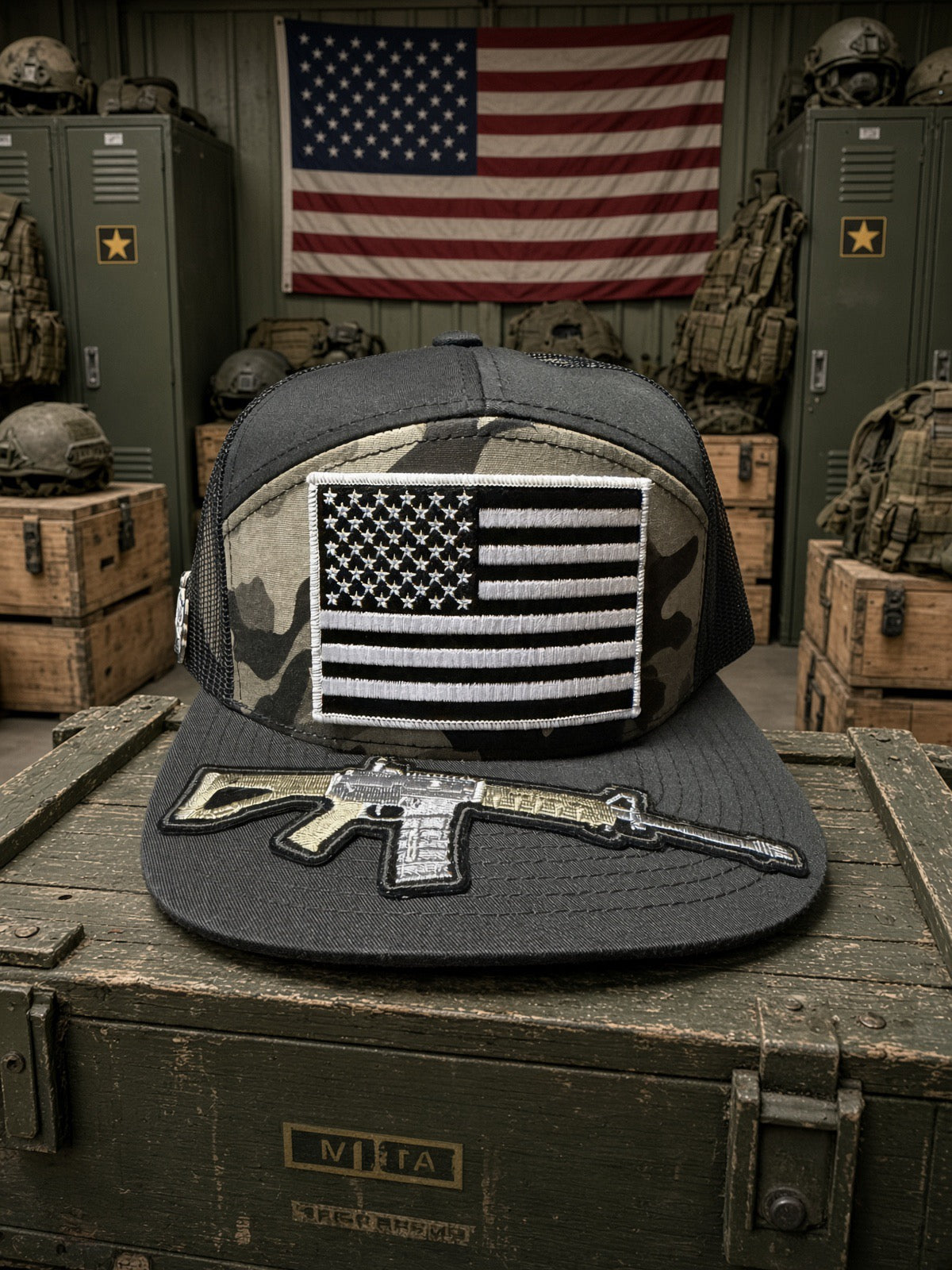 THE DOOMSDAY — 7-PANEL TRUCKER HAT