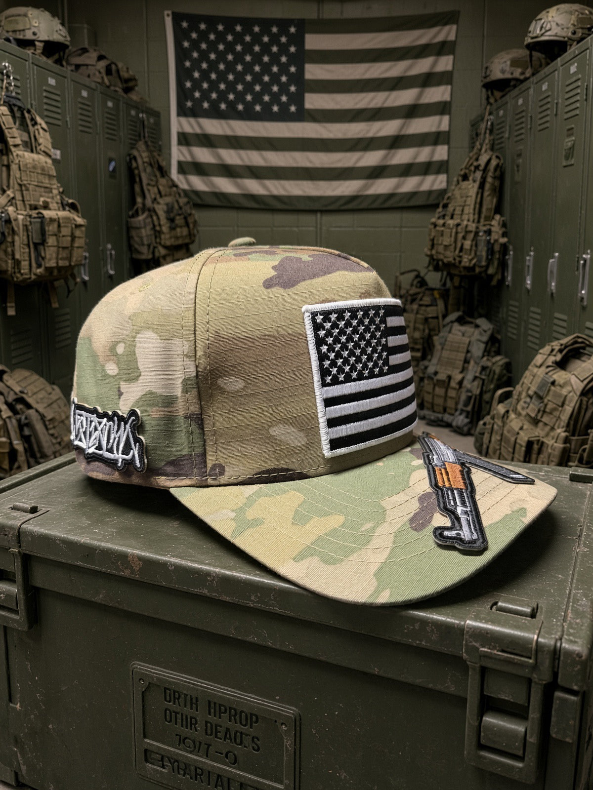 THE FULLY LOADED AMERICAN — PREMIUM 5-PANEL SNAPBACK HAT