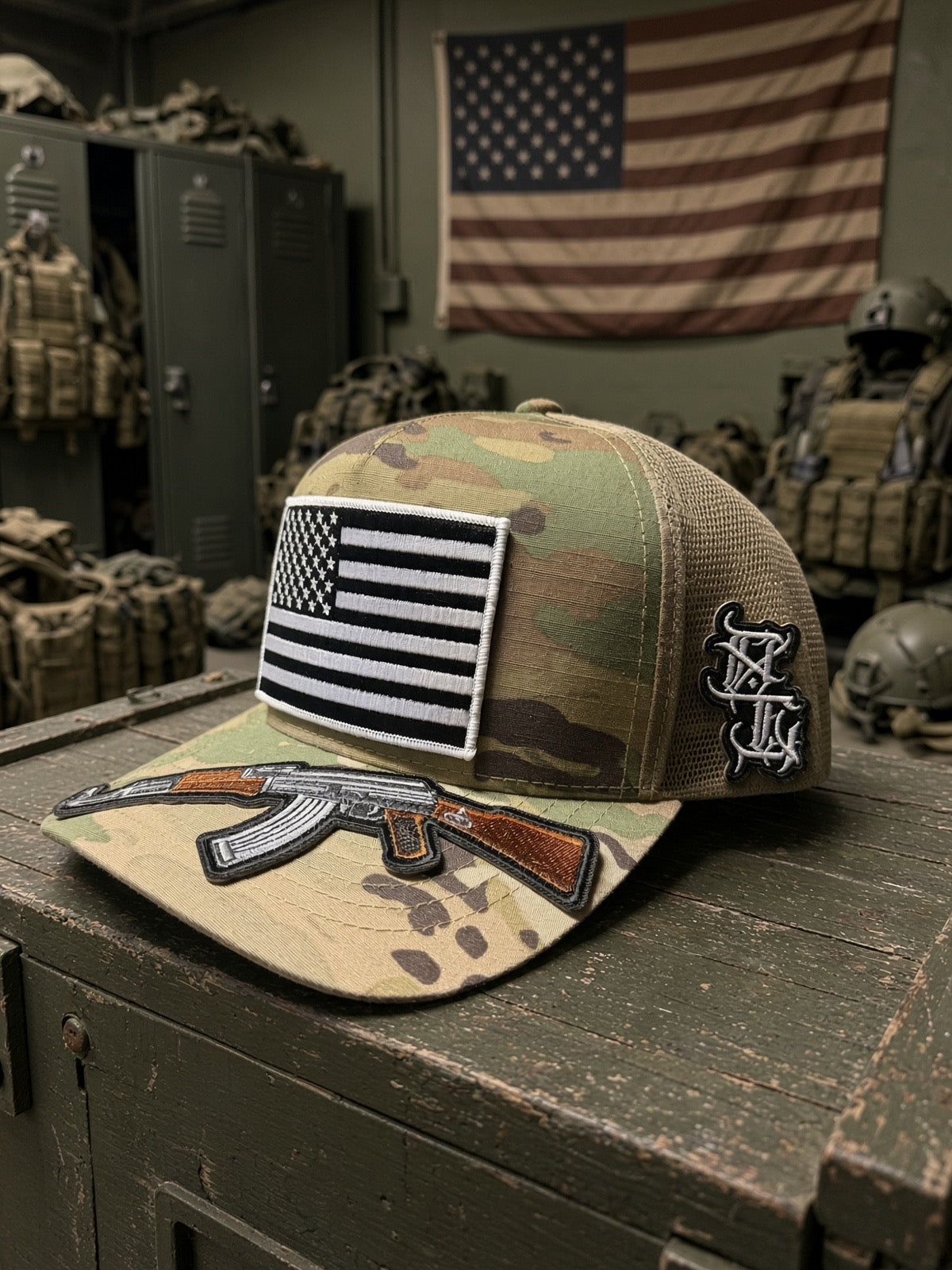 THE FULLY LOADED AMERICAN — PREMIUM 5-PANEL SNAPBACK HAT