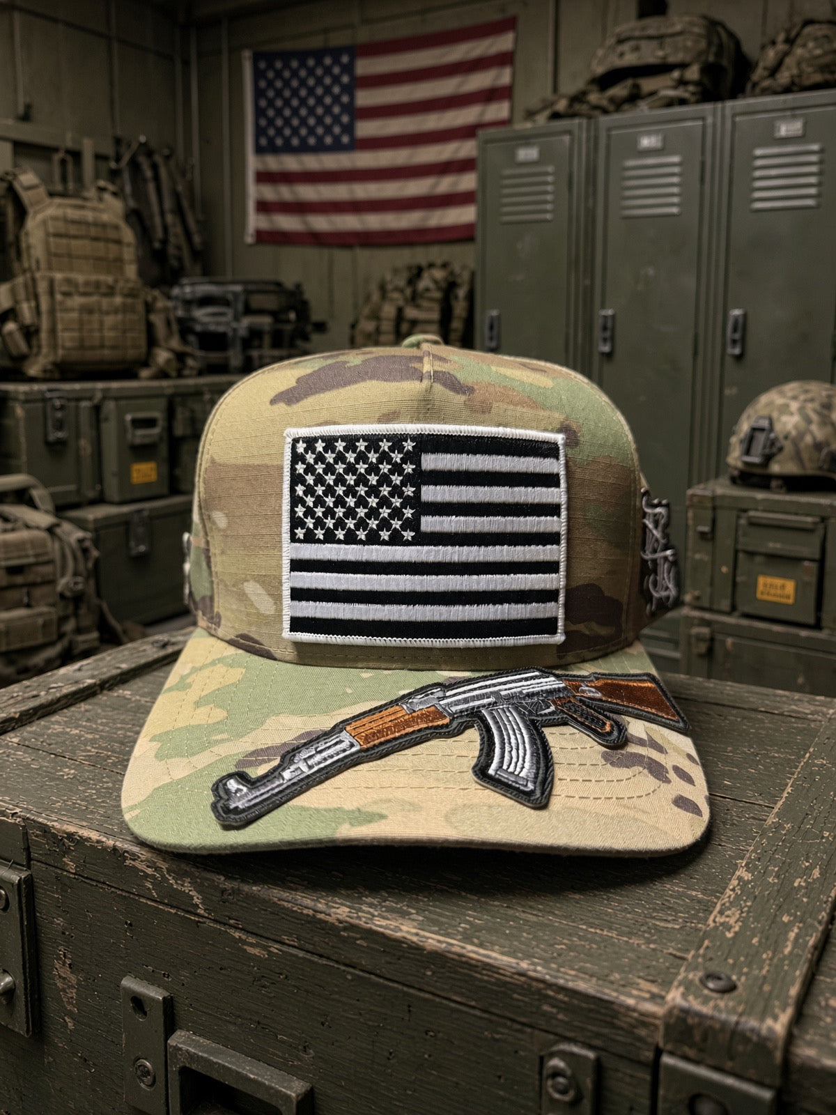THE FULLY LOADED AMERICAN — PREMIUM 5-PANEL SNAPBACK HAT