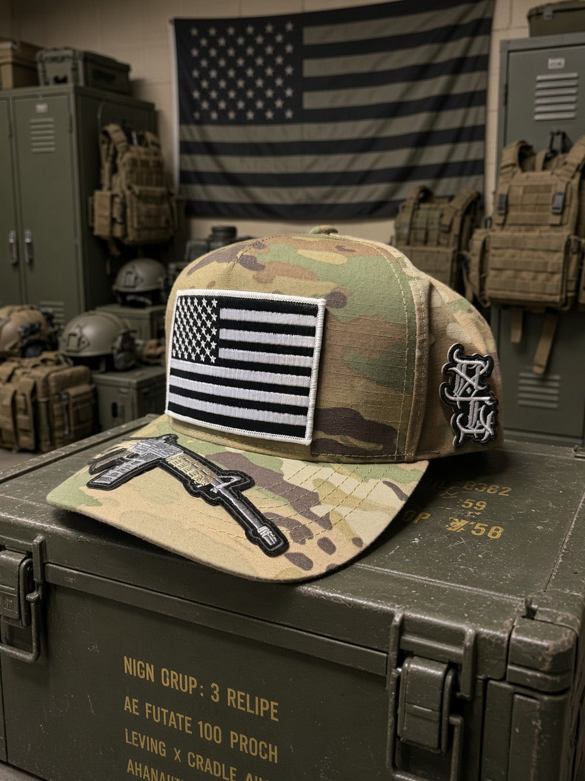 THE FULLY LOADED AMERICAN — PREMIUM 5-PANEL SNAPBACK HAT